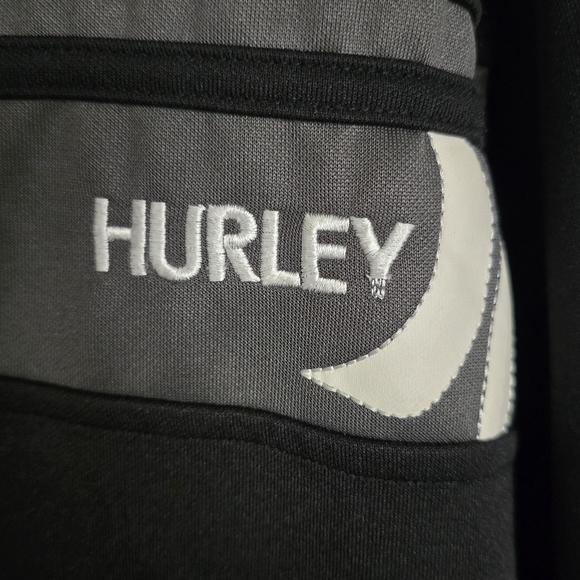 Hurley Black and Gray Zip-Up Jacket - Picture 2 of 5